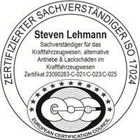 zertifizierter Sachverständiger ISO 17024